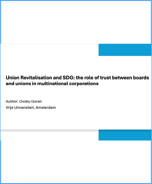 Revitalizing trade unions and the sustainable development goals